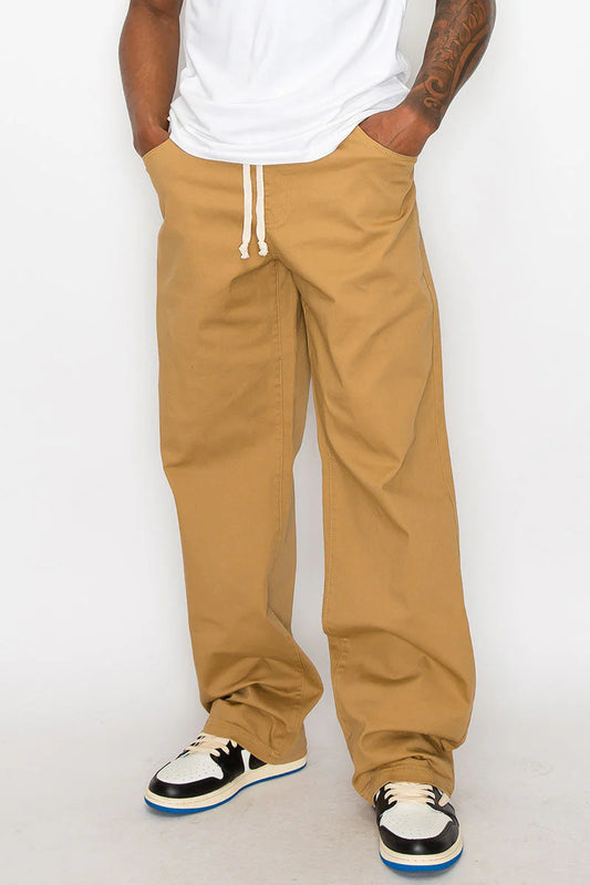 Victorious Baggy Fit Open Bottom Jogger Pants JG814