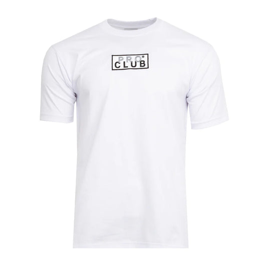 Proclub Lux Heavyweight Short Sleeve Embroidered Small Logo Tee
