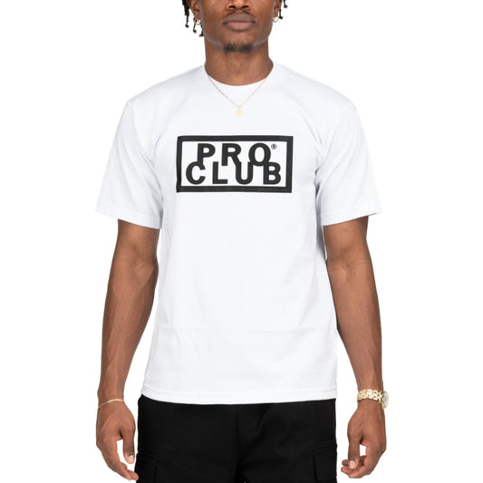 Proclub Lux Heavyweight Short Sleeve Big Logo Tee