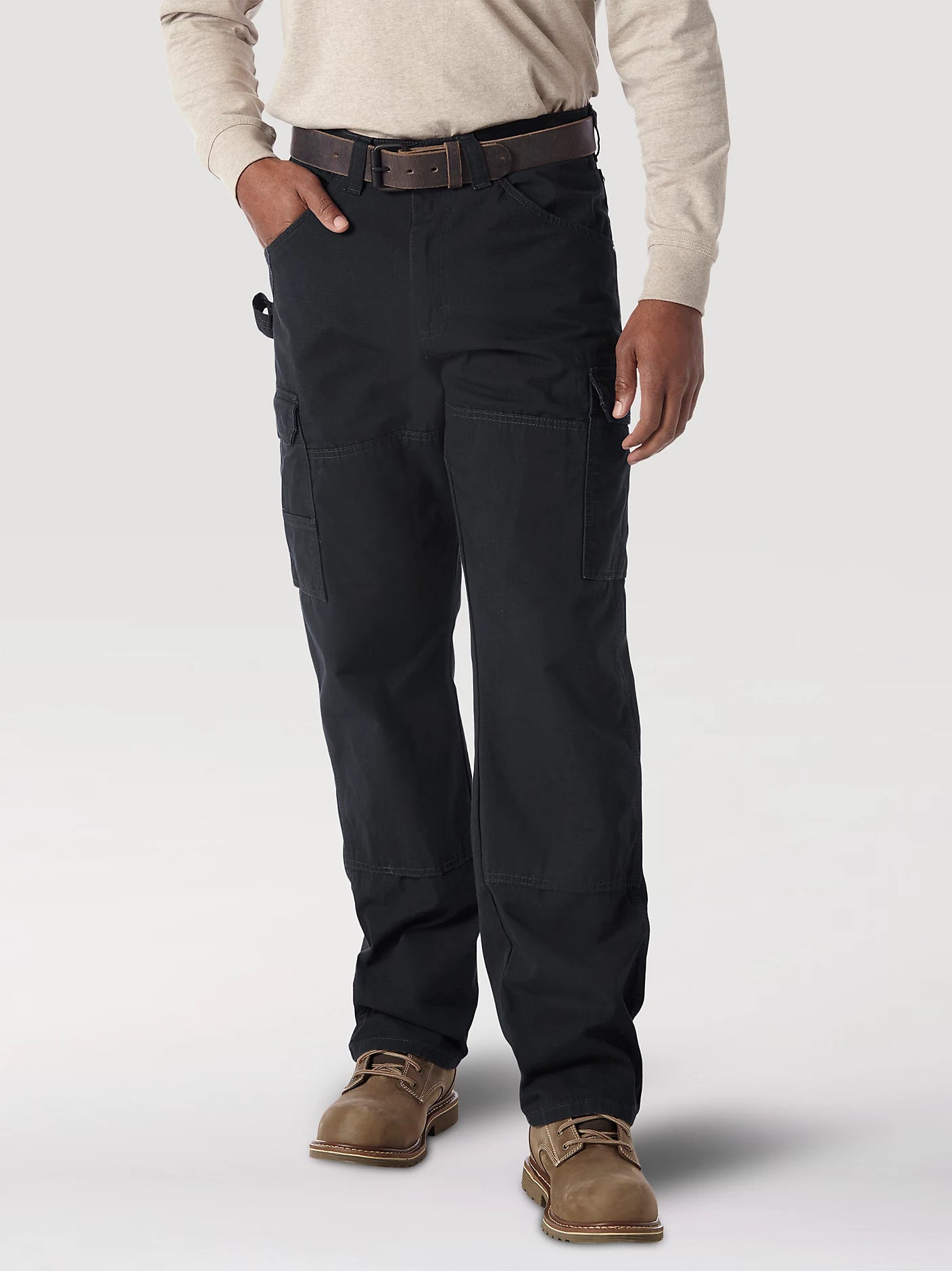 Black Wrangler RIGGS Ripstop Cargo Pants