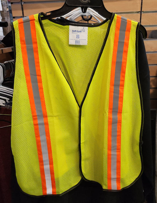 Safety Man's Mesh Front & Mesh Back One Size Tuff-Gard 98-0301 98-1201 98-1301 KK-2800