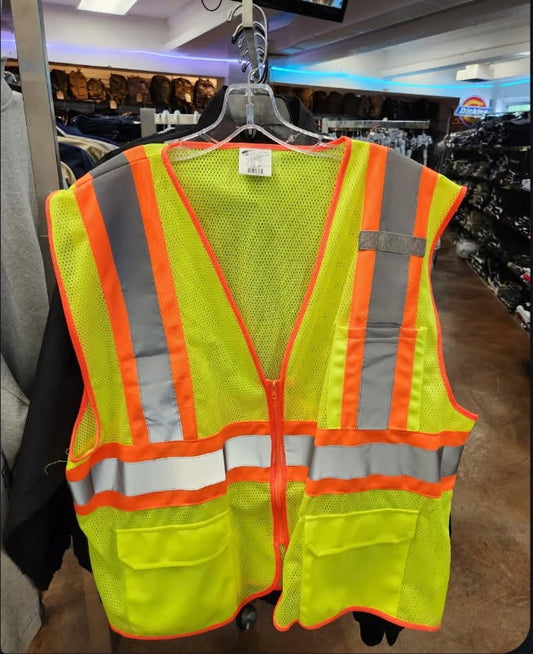 Safety Man's Mesh Front & Mesh Back with Reflective Strip LVM24 Petra Roc LVM24 SVE1-2ZGM
