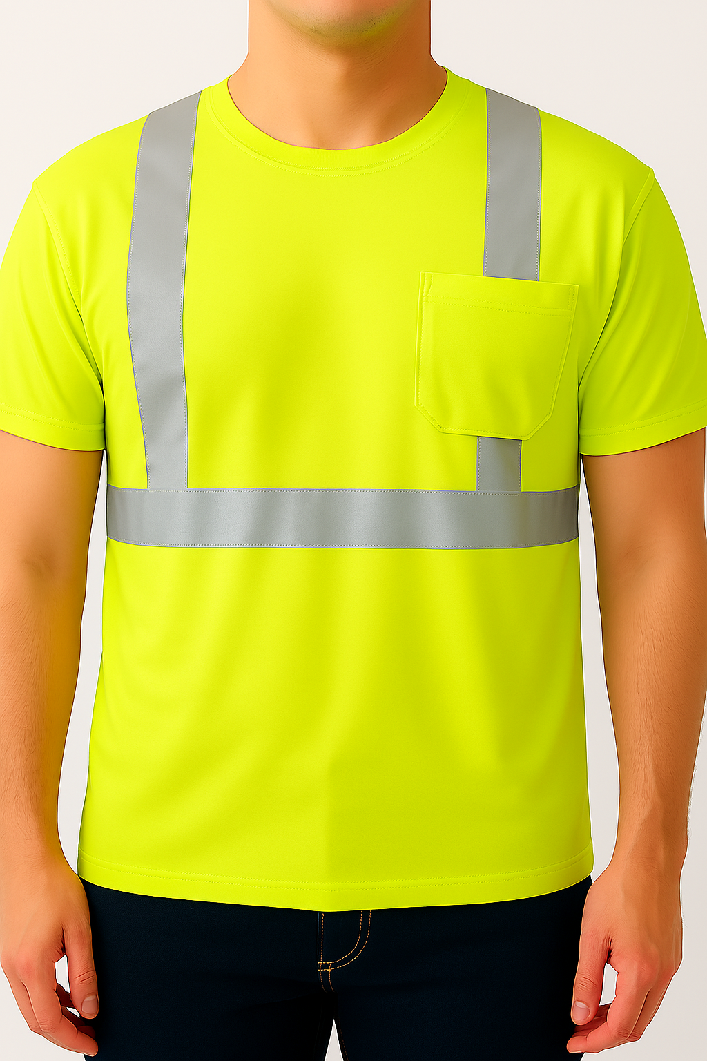 Safety Wear High Viz Short Sleeve Tee ST902 LTS3 LBTS2