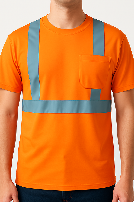 Safety Wear High Viz Short Sleeve Tee ST902 LTS3 LBTS2