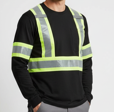 Safety Long Sleeve Crew Neck High Viz T Shirts ST900 ST901 RENEGADE TUGLOW
