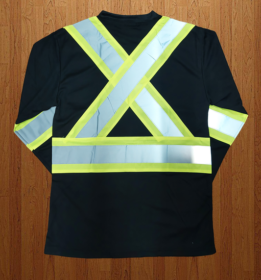 Safety Wear High Biz Long sleeve Tee with Reflective Tape