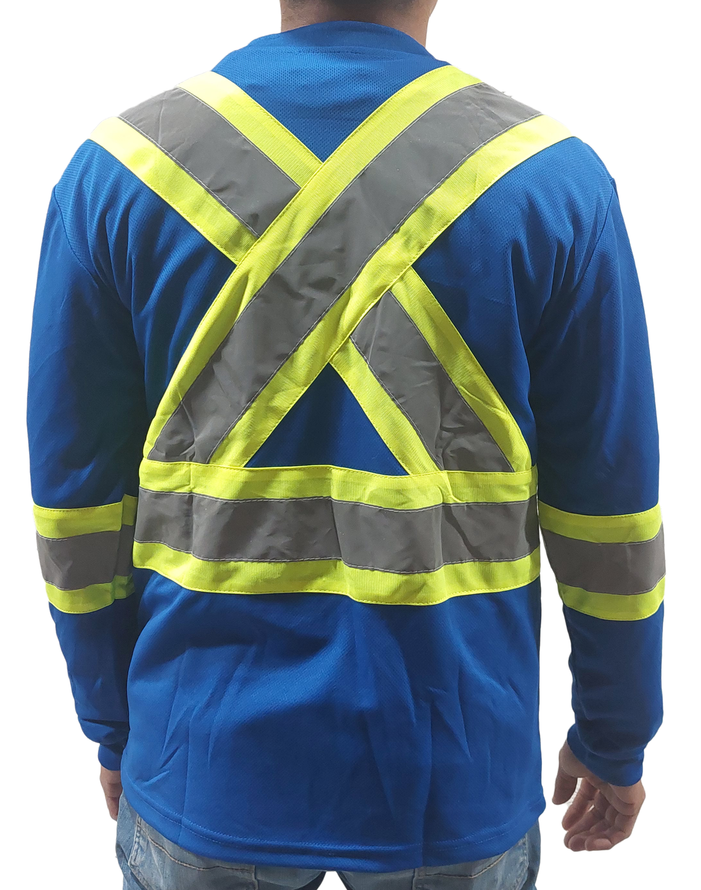 Safety Wear High Biz Long sleeve Tee with Reflective Tape