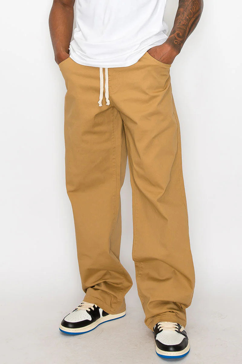 Victorious Baggy Fit Open Bottom Jogger Pants JG814