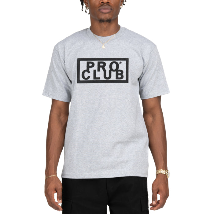 Proclub Lux Heavyweight Short Sleeve Big Logo Tee