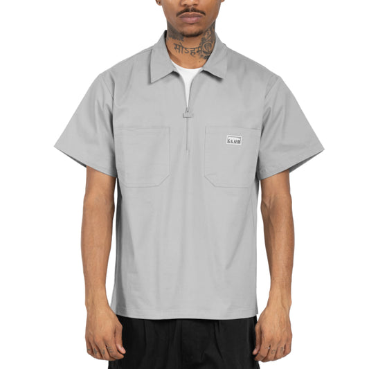 Proclub Lux Half Zip Stretch Work Shirt