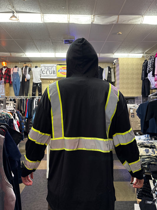 Safety Hooded Reflective Long Sleeve