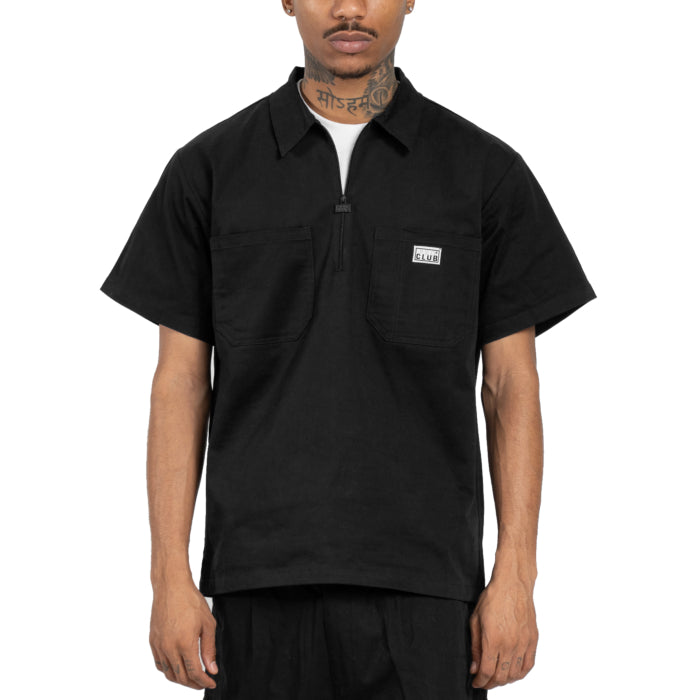 Proclub Lux Half Zip Stretch Work Shirt