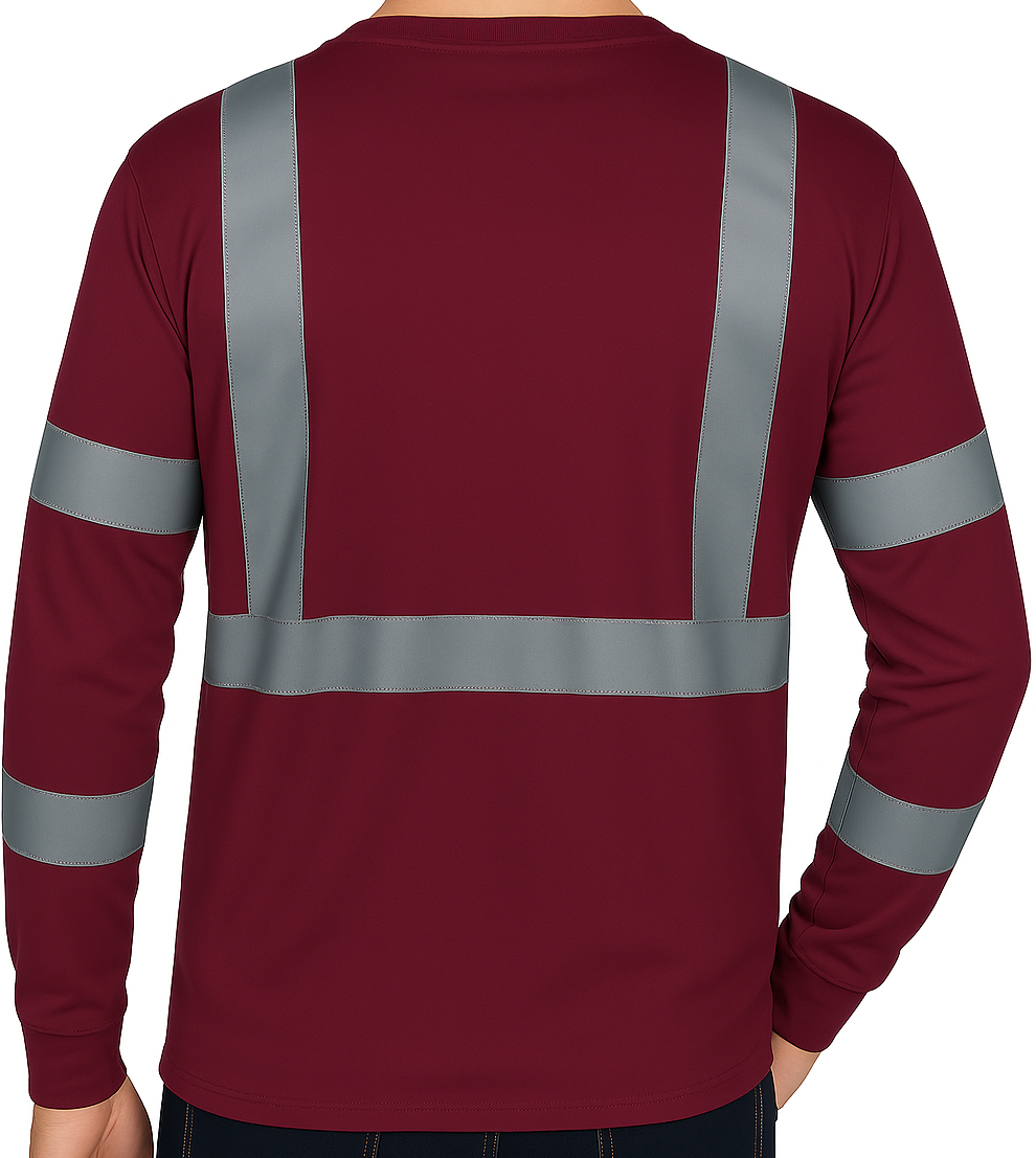 Safety Long Sleeve Crew Neck High Viz T Shirts ST900 ST901 RENEGADE TUGLOW