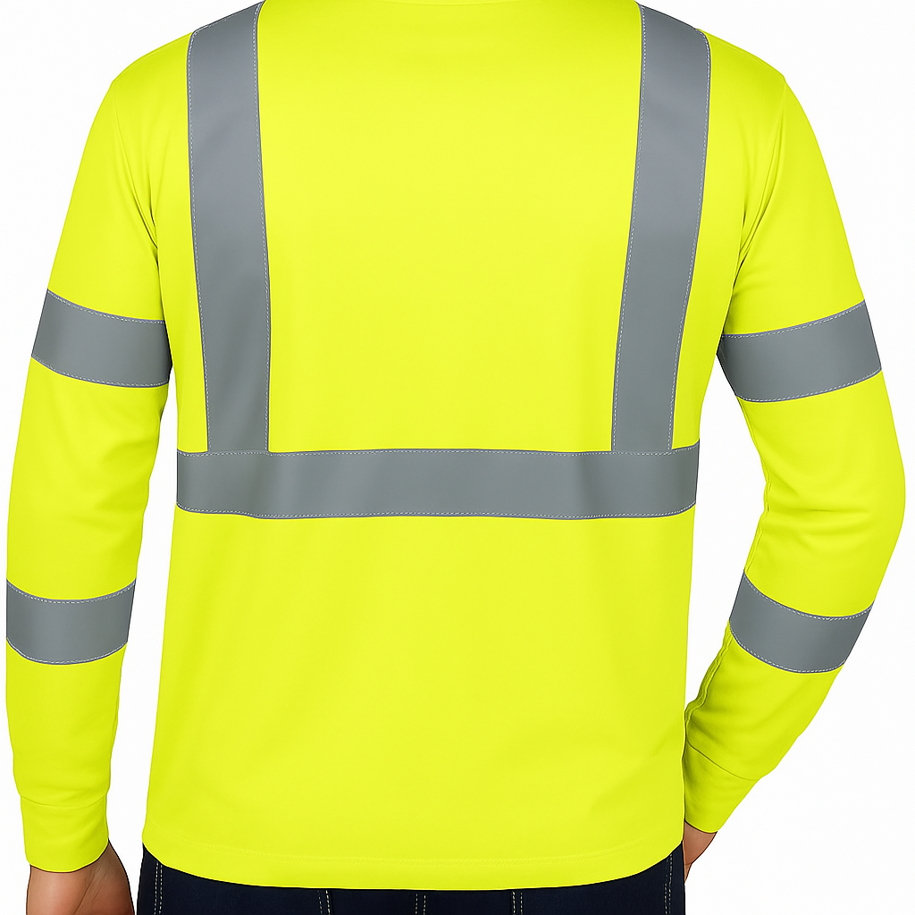 Safety Long Sleeve Crew Neck High Viz T Shirts ST900 ST901 RENEGADE TUGLOW