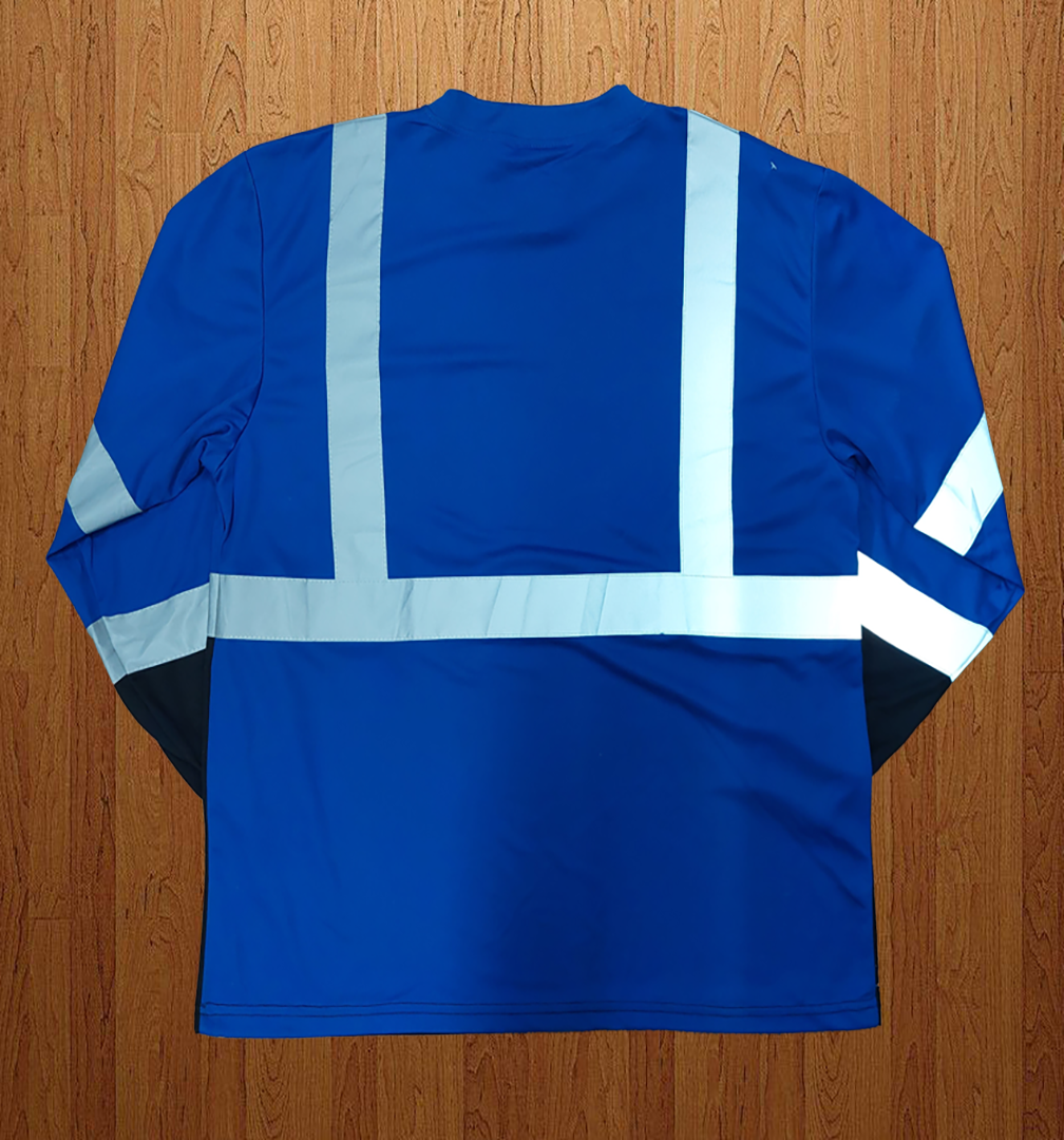 Safety Long Sleeve Crew Neck High Viz T Shirts ST900 ST901 RENEGADE TUGLOW