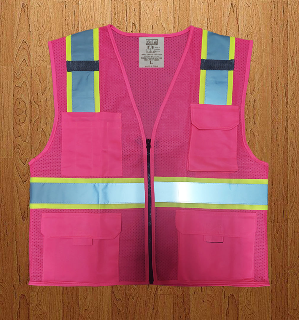 Safety High Viz Man's Mesh Front & Mesh Back Vest SV803 (5240) SV804