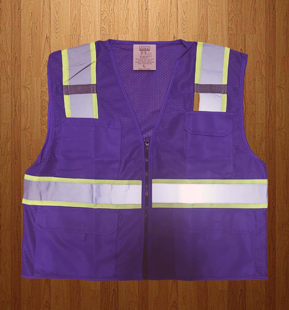 Safety High Viz Man's Mesh Front & Mesh Back Vest SV803 (5240) SV804
