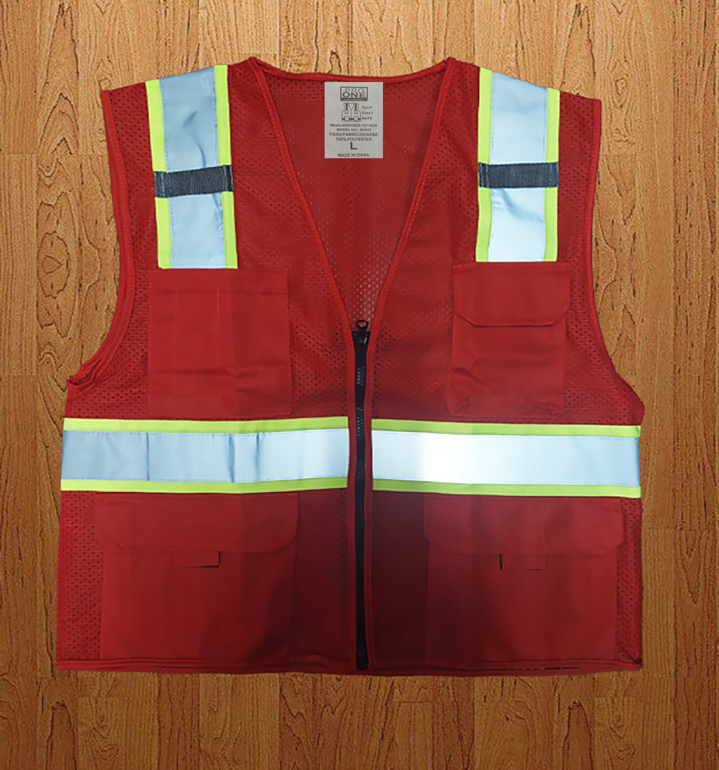 Safety High Viz Man's Mesh Front & Mesh Back Vest SV803 (5240) SV804